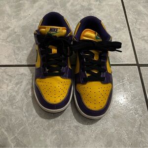 Nike Women’s Dunk Low Lisa Leslie Purple Yellow